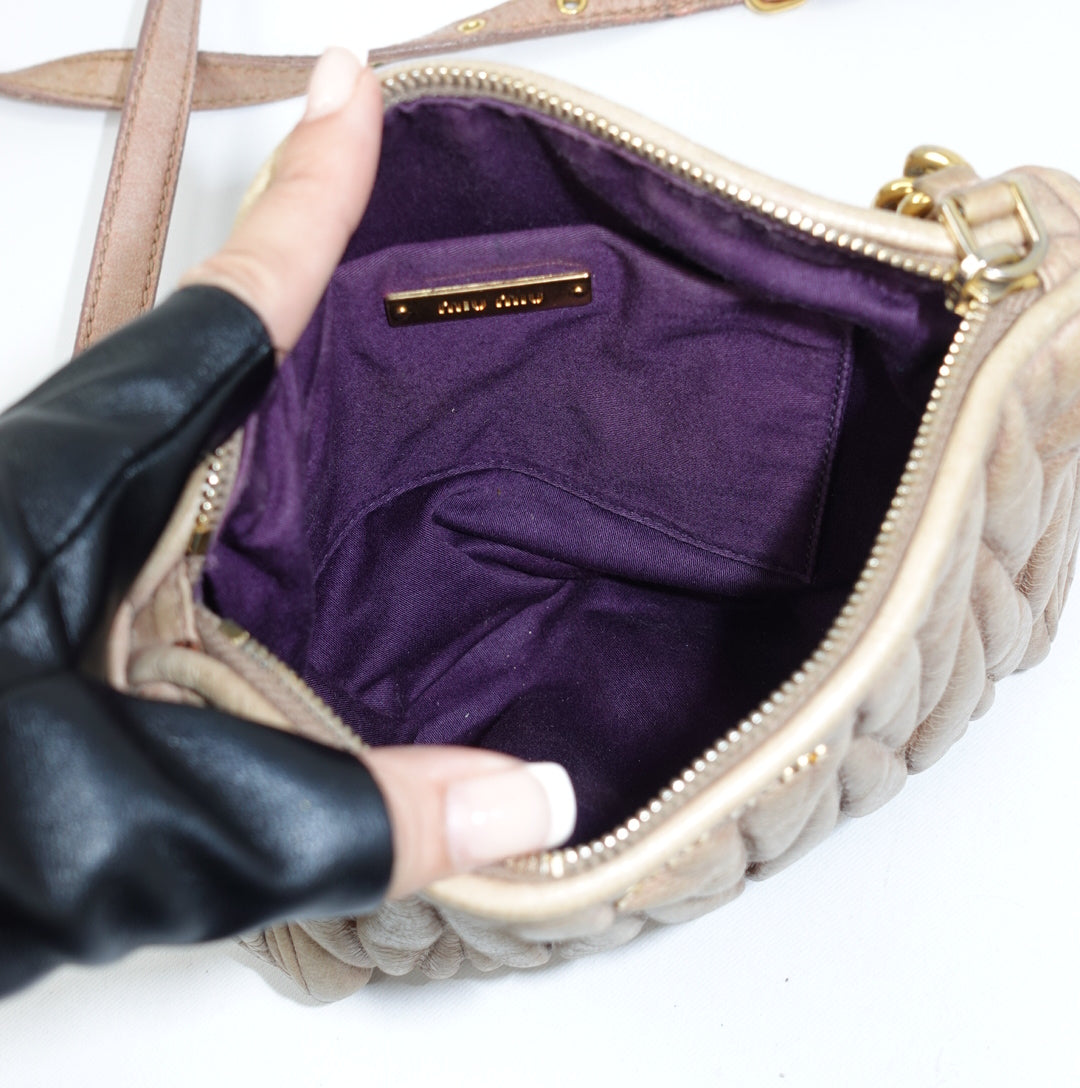 Miu Miu Beige Crossbody