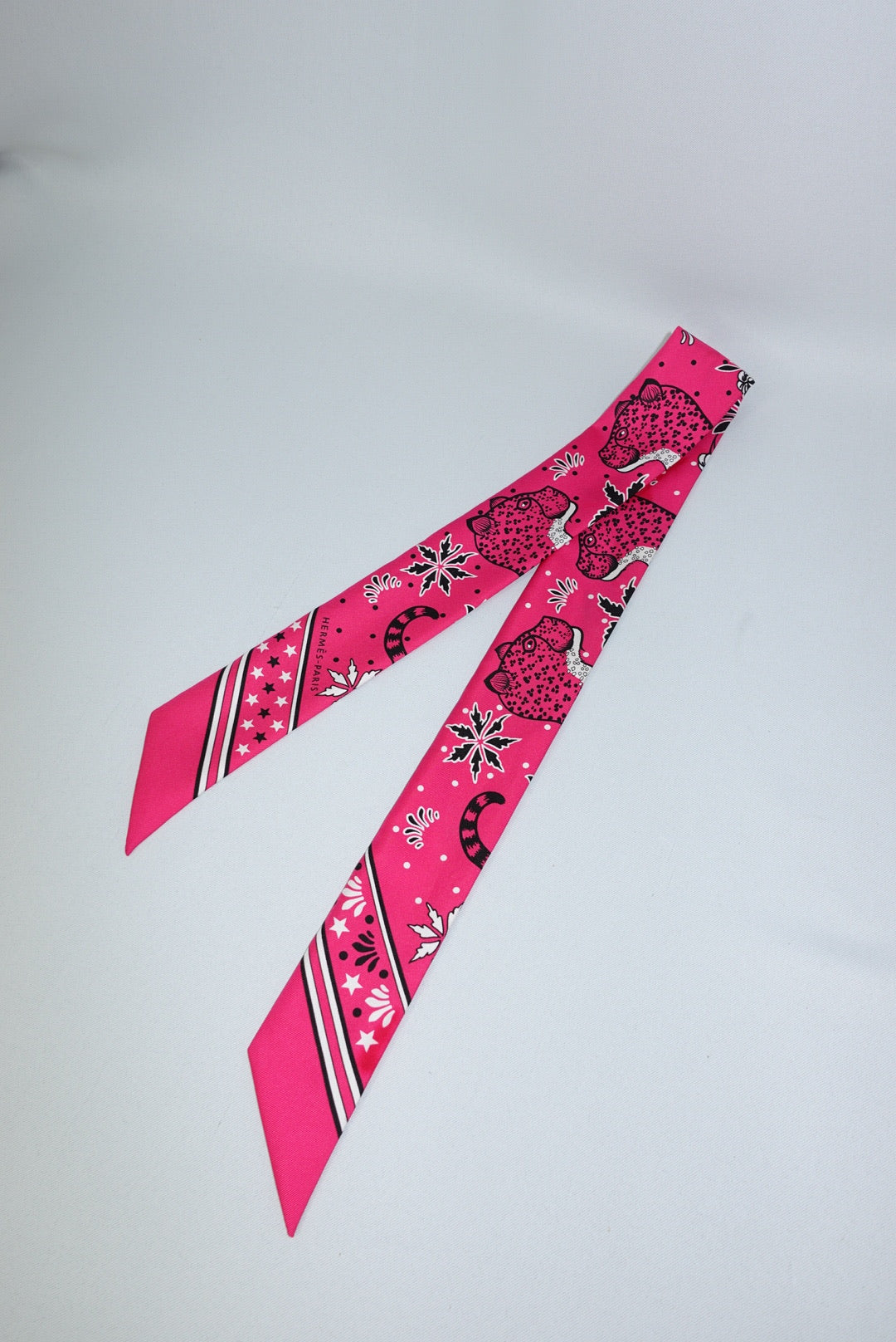 Hermès Pink Twilly Scarf