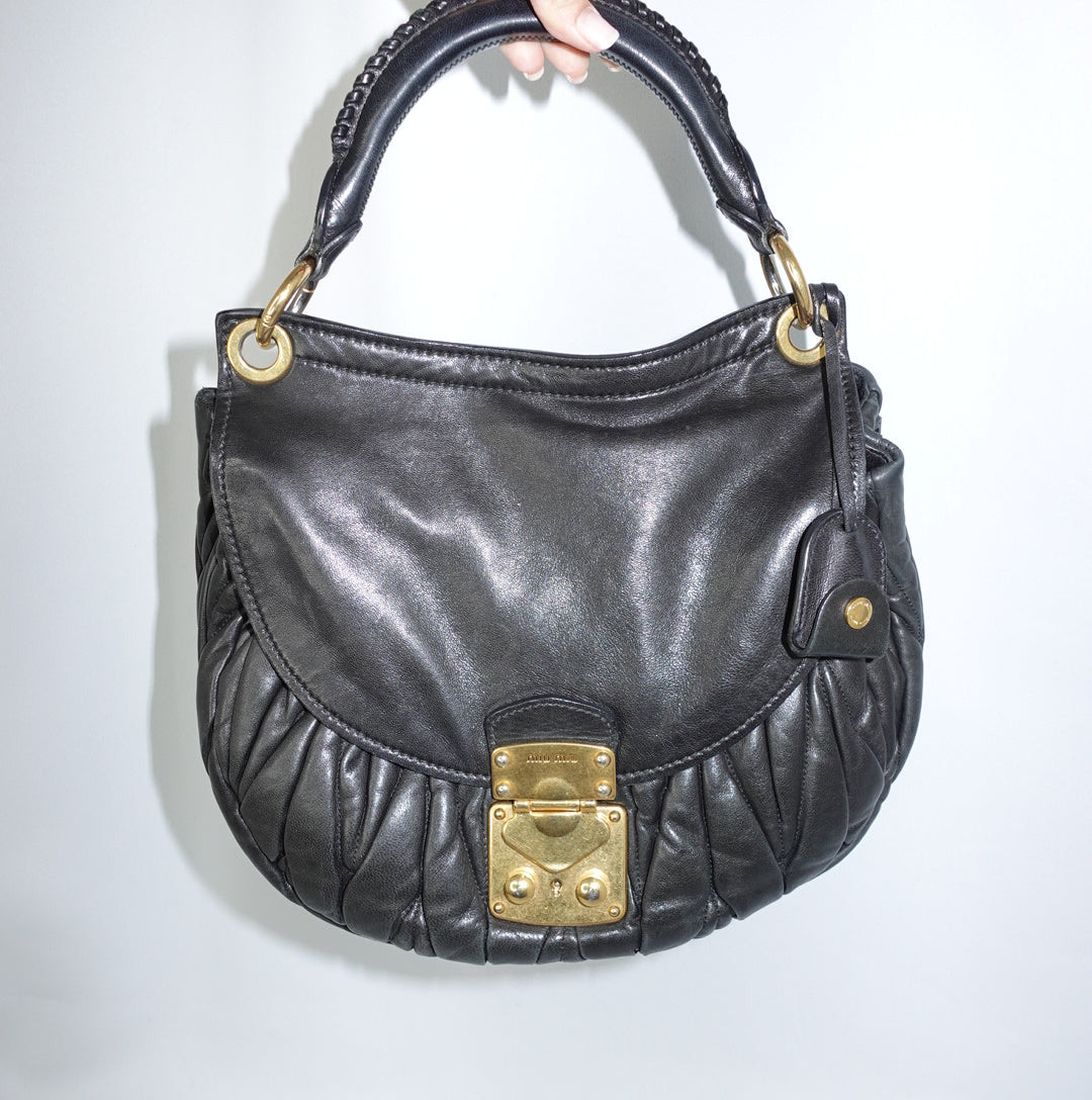 Miu Miu Matelassé Coffer Bag