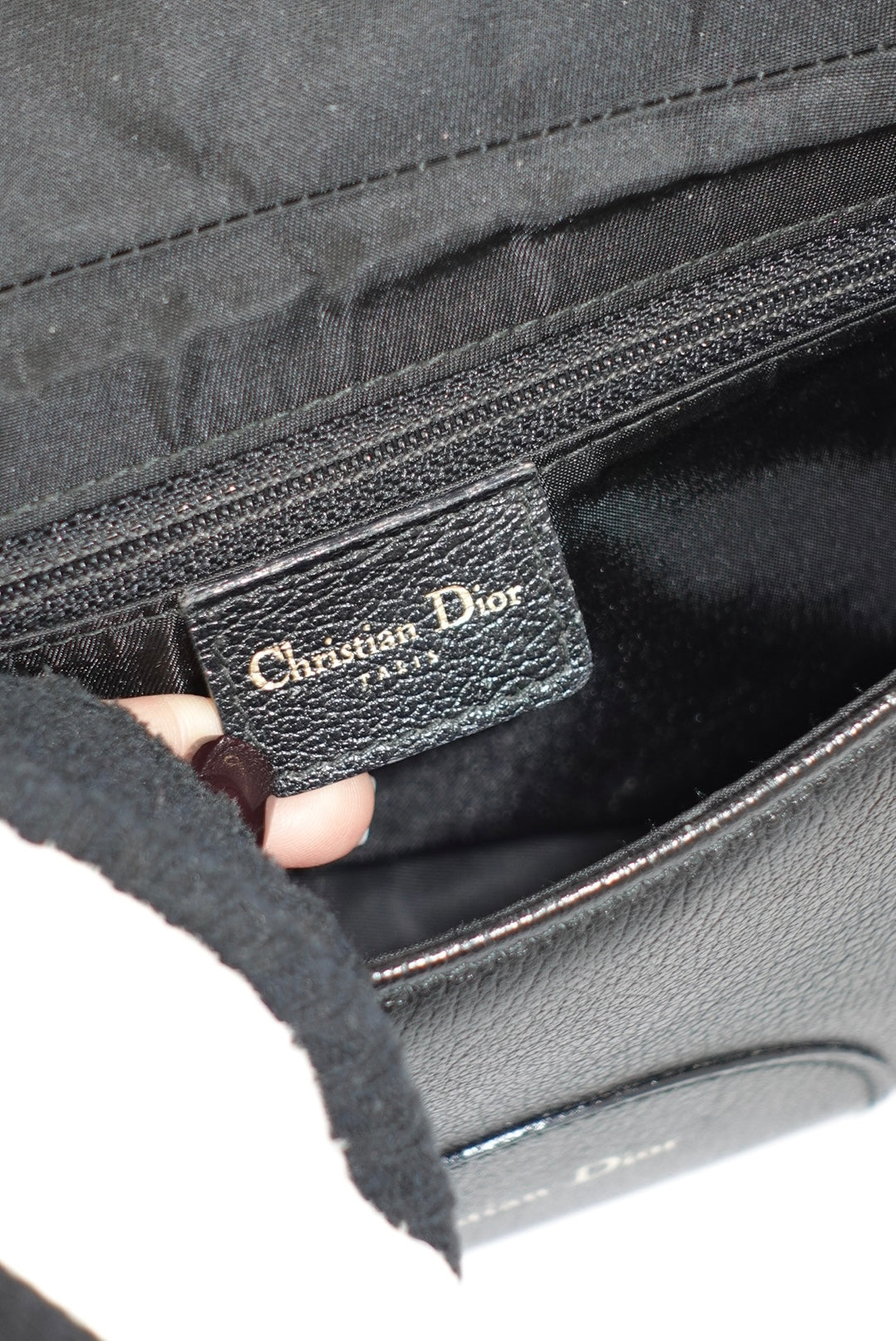 Christian Dior Malice Black Vintage Y2K Leather Shoulder Bag