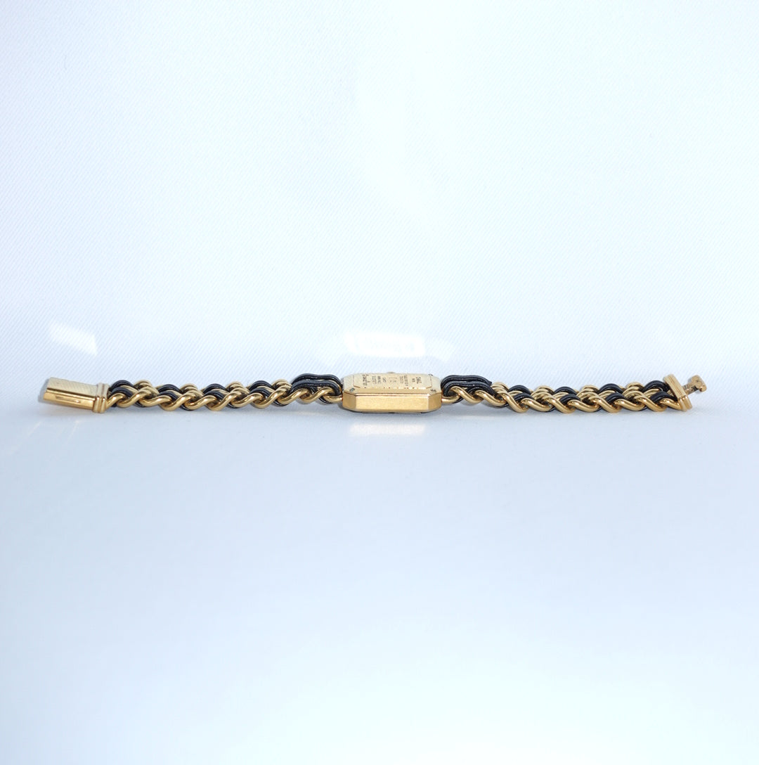 Chanel Vintage Première M Watch Gold and Black