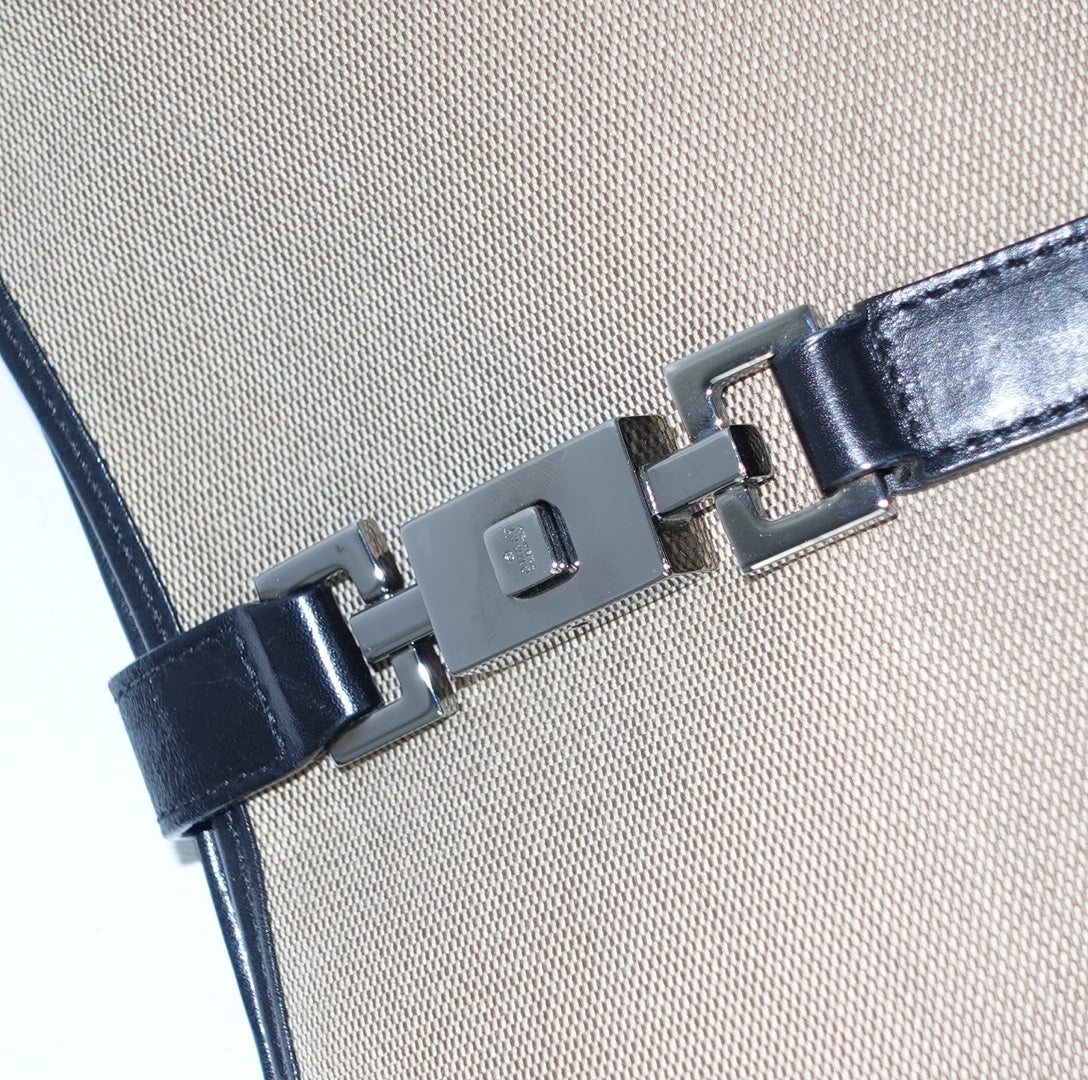 Gucci Jackie Black & Beige Bag