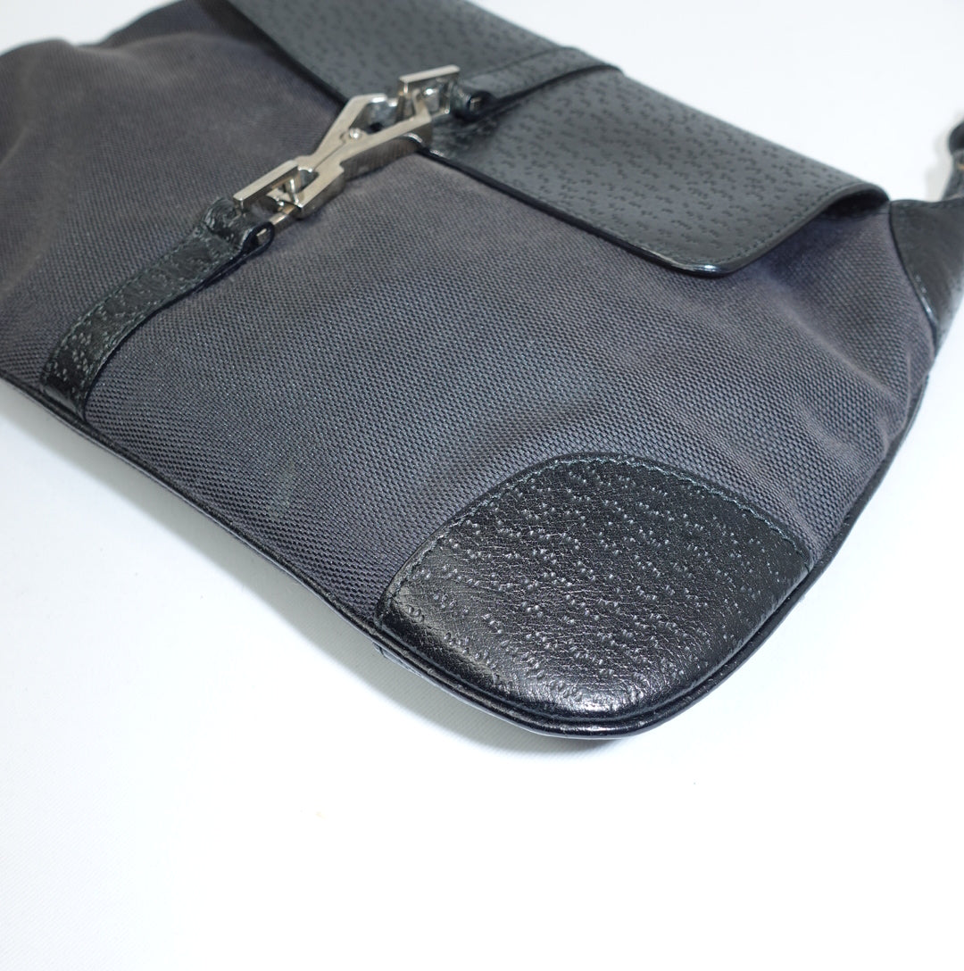 Gucci Black Jackie w/ Bamboo Handle