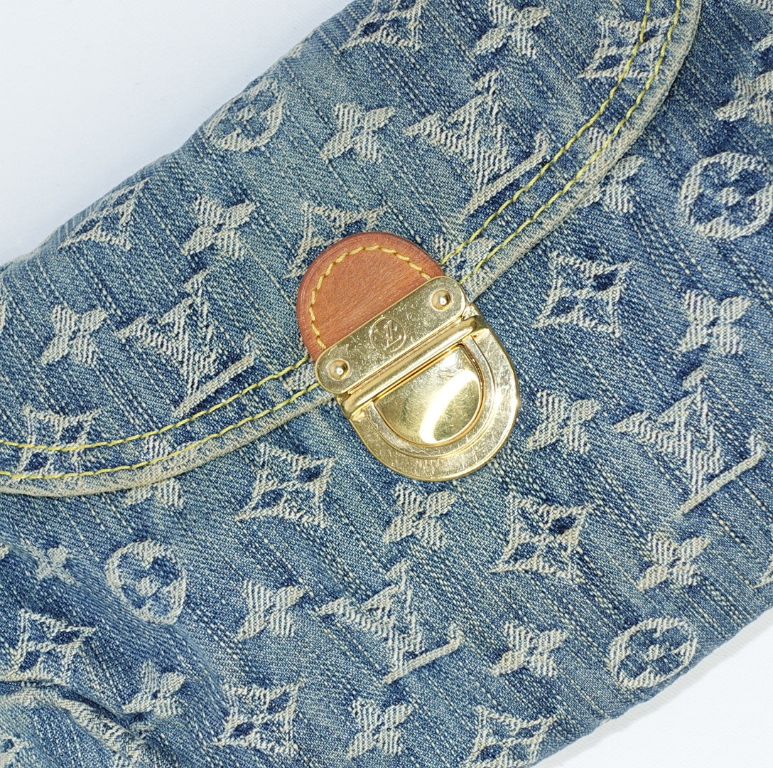 Louis Vuitton Denim Pleaty Mini Bag