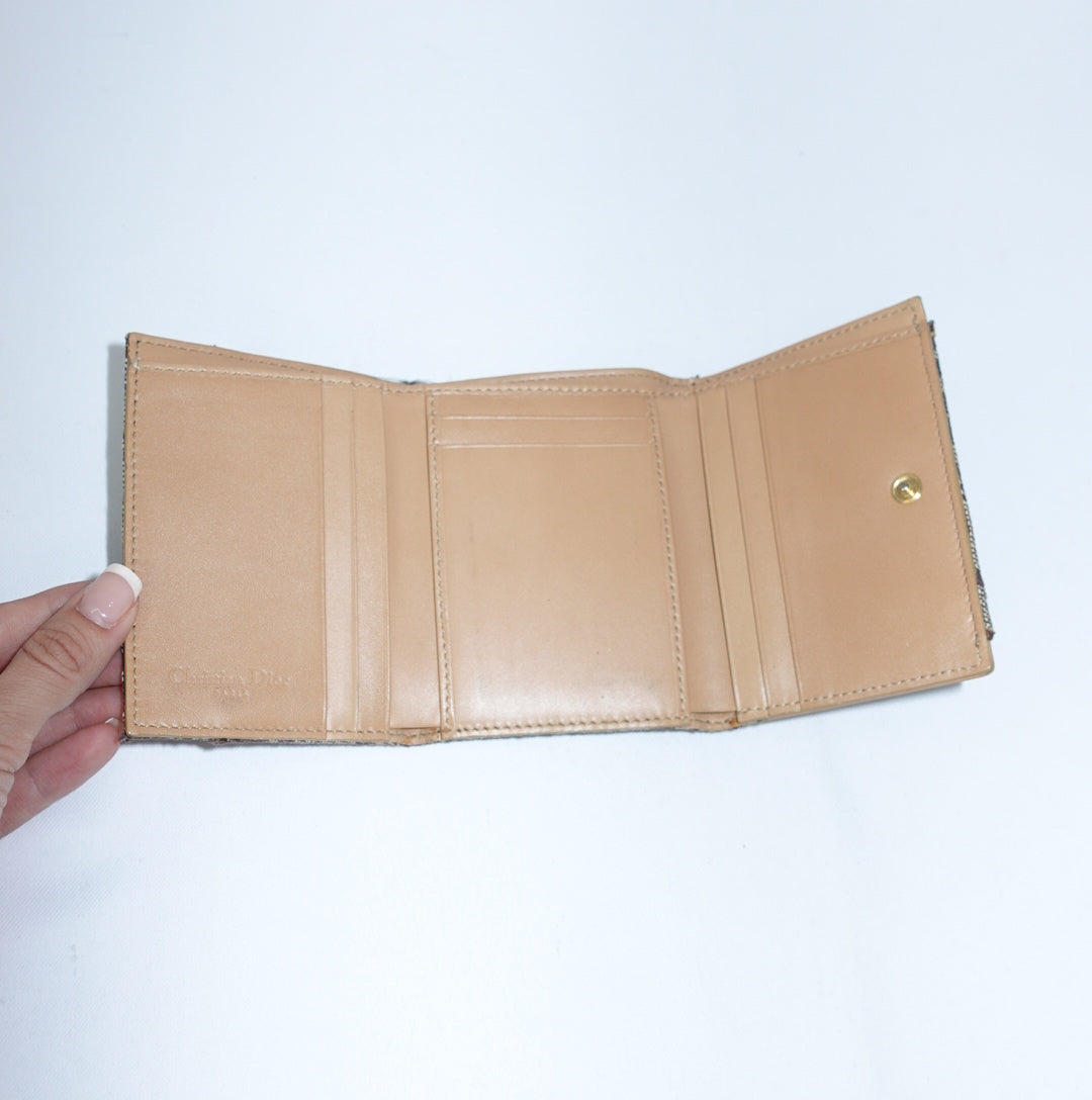 Dior Brown Monogram Wallet