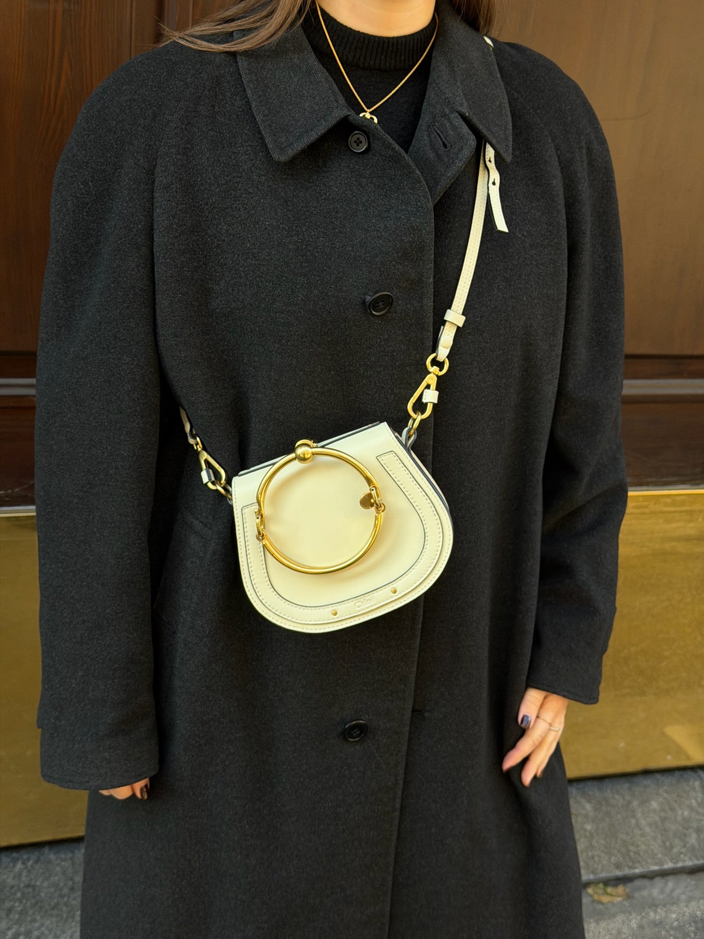 Chloé Cream Nile Bracelet Bag