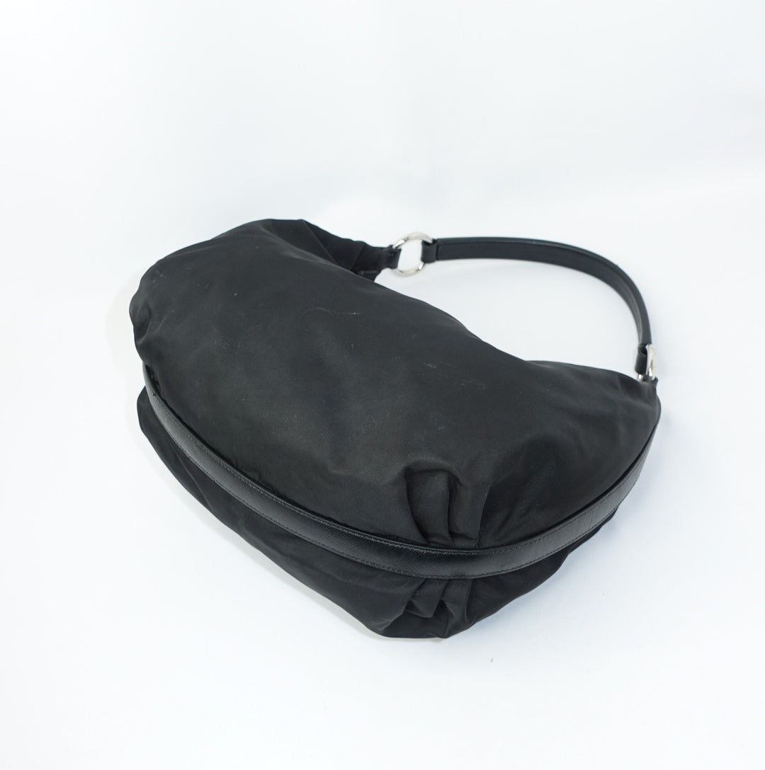 Prada Nylon Half Moon Bag