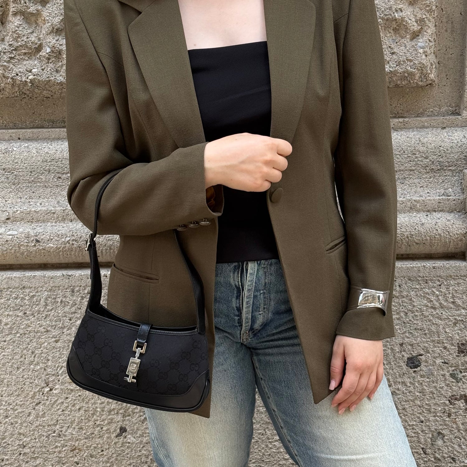 Gucci Jacki Mini Black Canvas