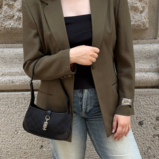 Gucci Jacki Mini Black Canvas