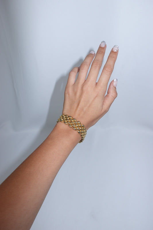 Stainless Steel Gold Toned Bracelet