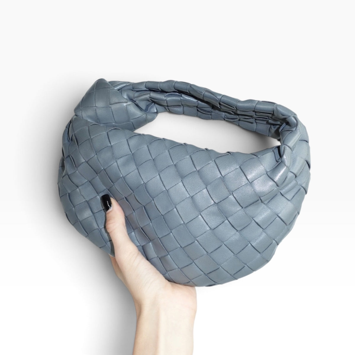 Bottega Veneta Mini Jodie Grey Bag