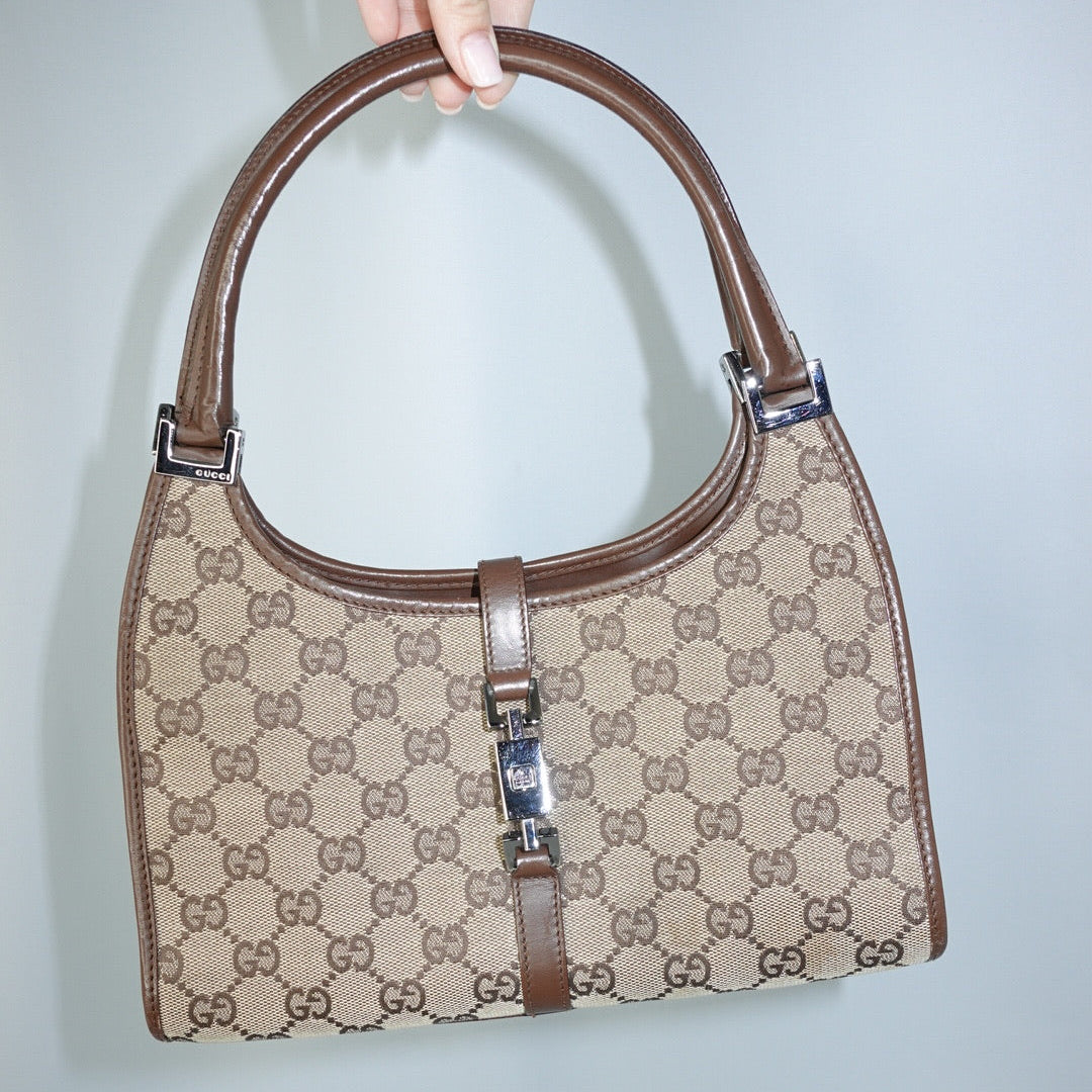 Gucci Bardot Monogram Bag
