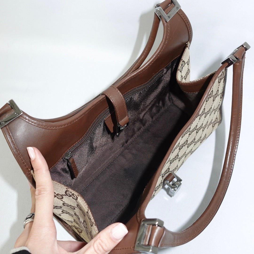 Gucci Bardot Monogram Bag