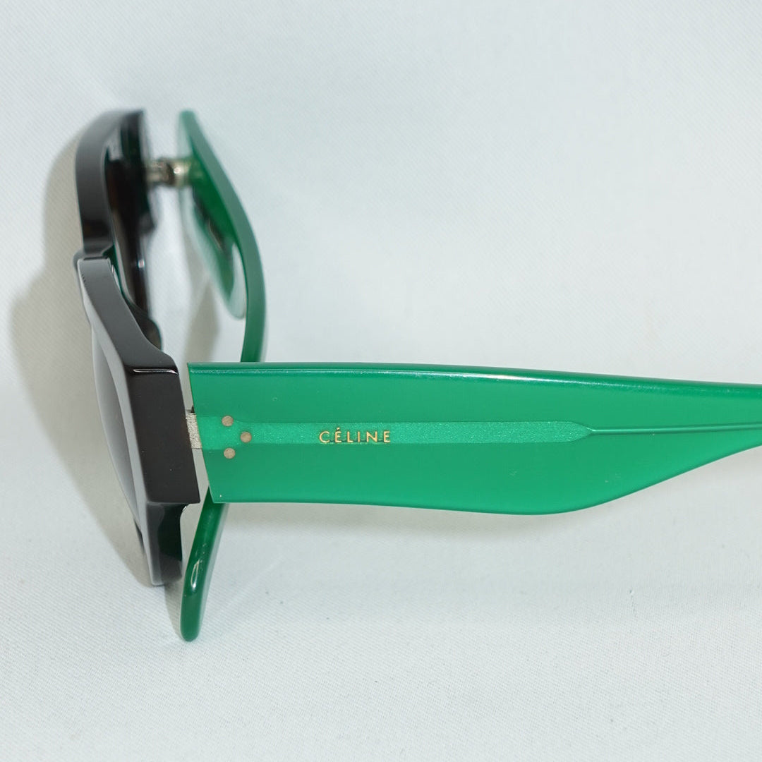 Celine Black and Green Sunglasses