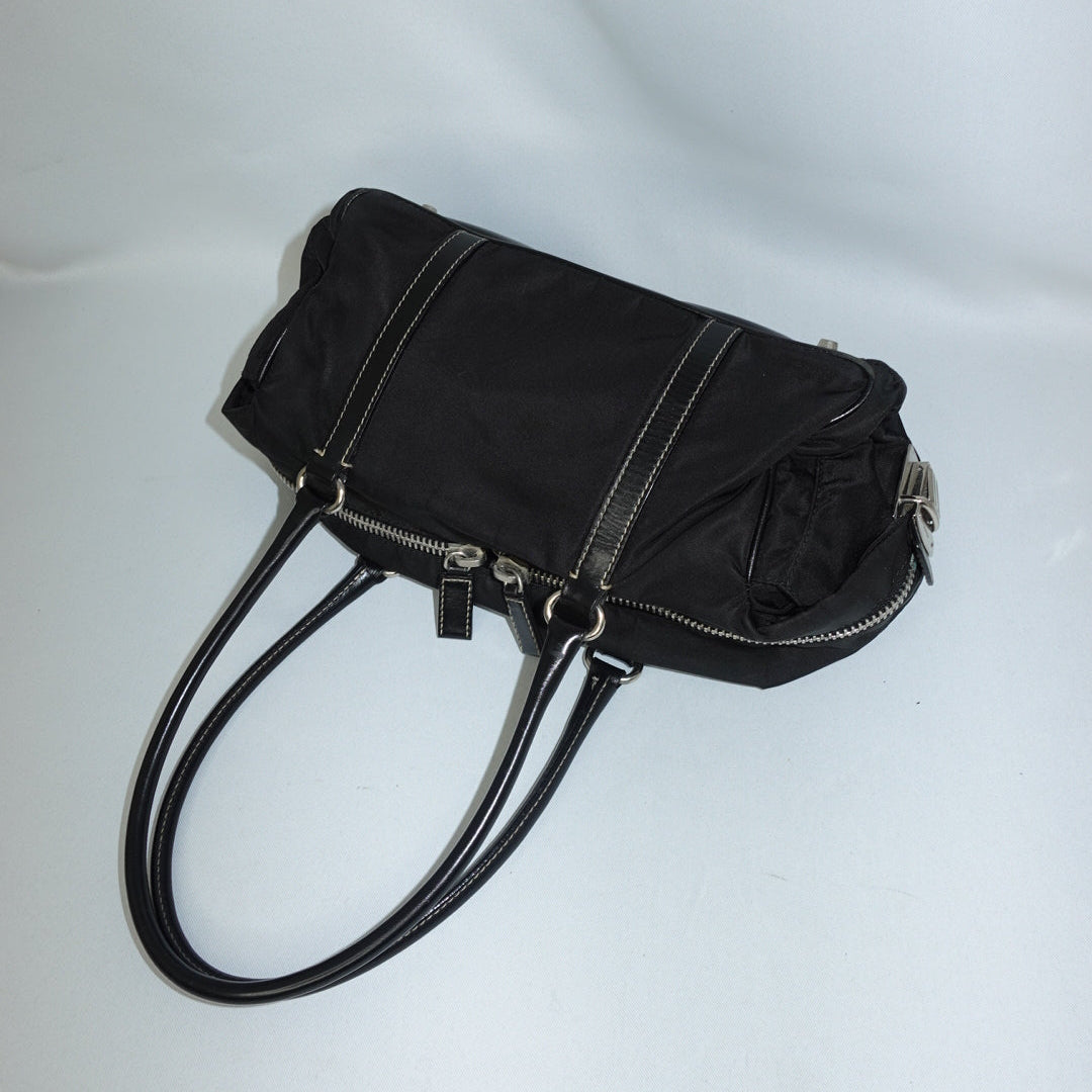 Prada Nylon Black Shoulder Bag