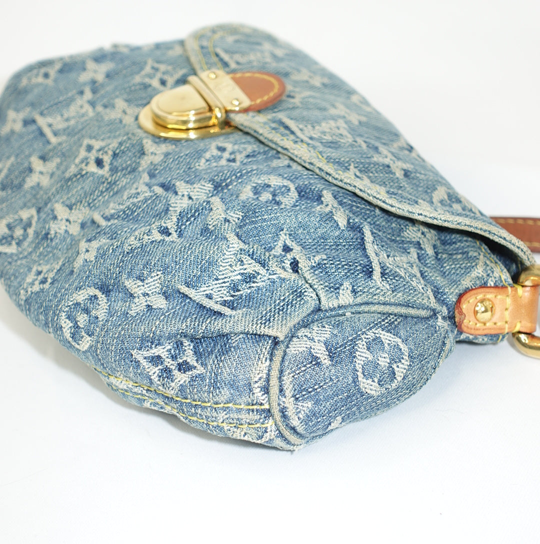 Louis Vuitton Denim Pleaty Mini Bag