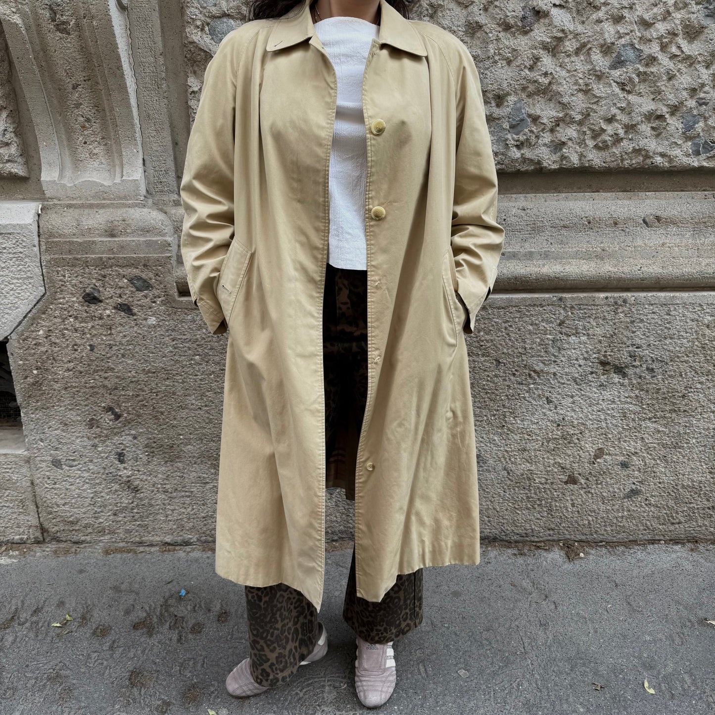 Burberry Vintage Trench lungo beige