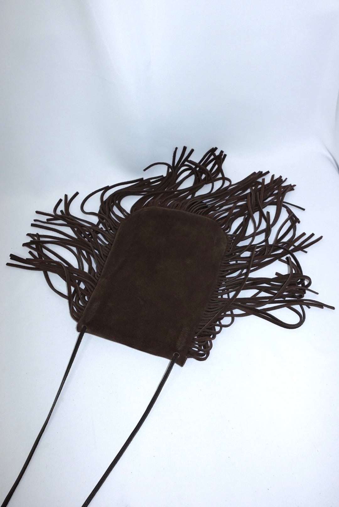 Yves Saint Laurent Vintage Suede Fringe Brown Bag