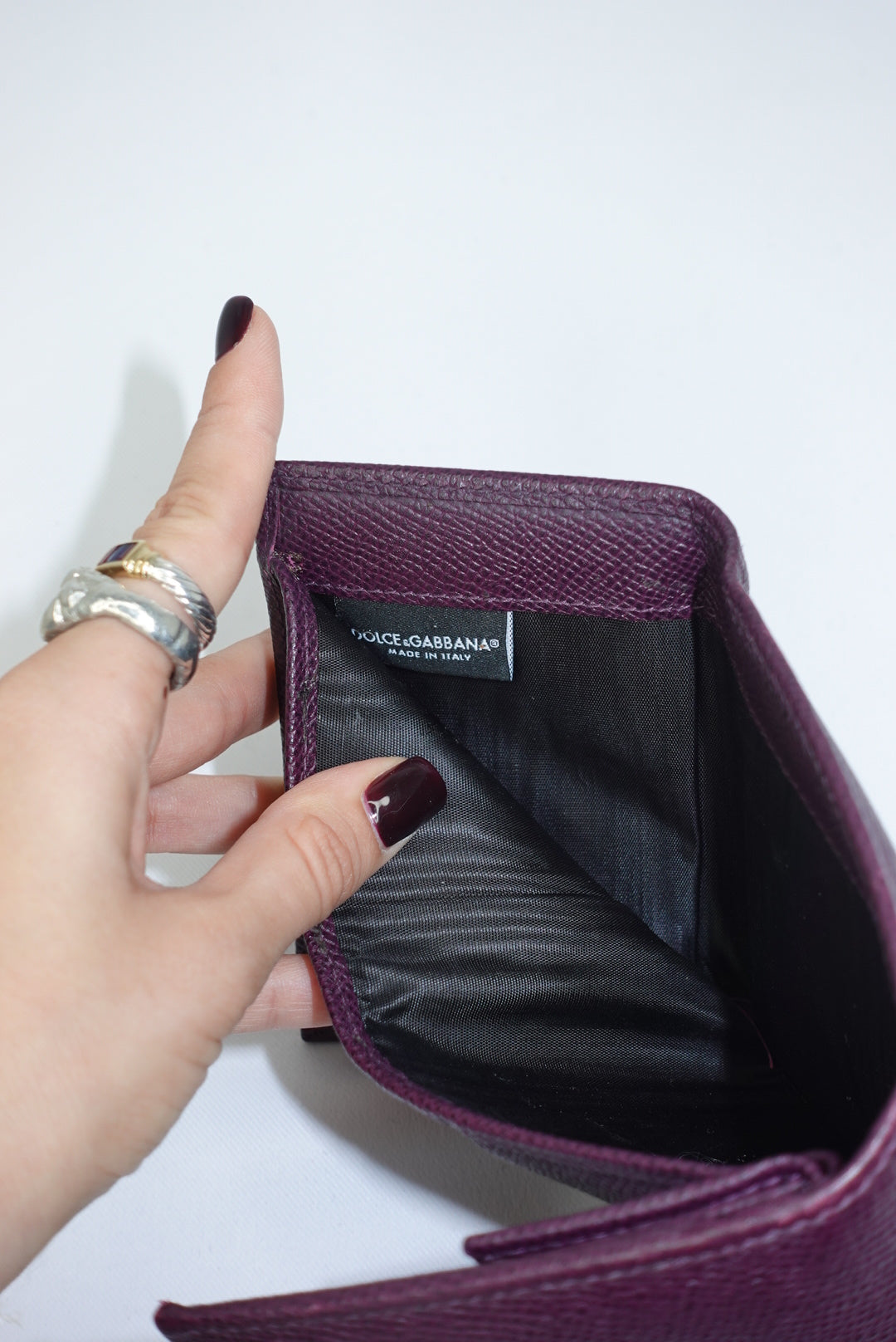Dolce & Gabbana Small Plum Wallet