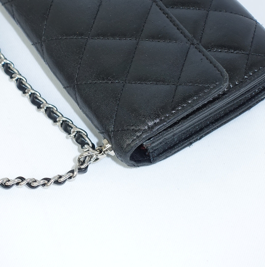 Chanel Black Wallet On Chain