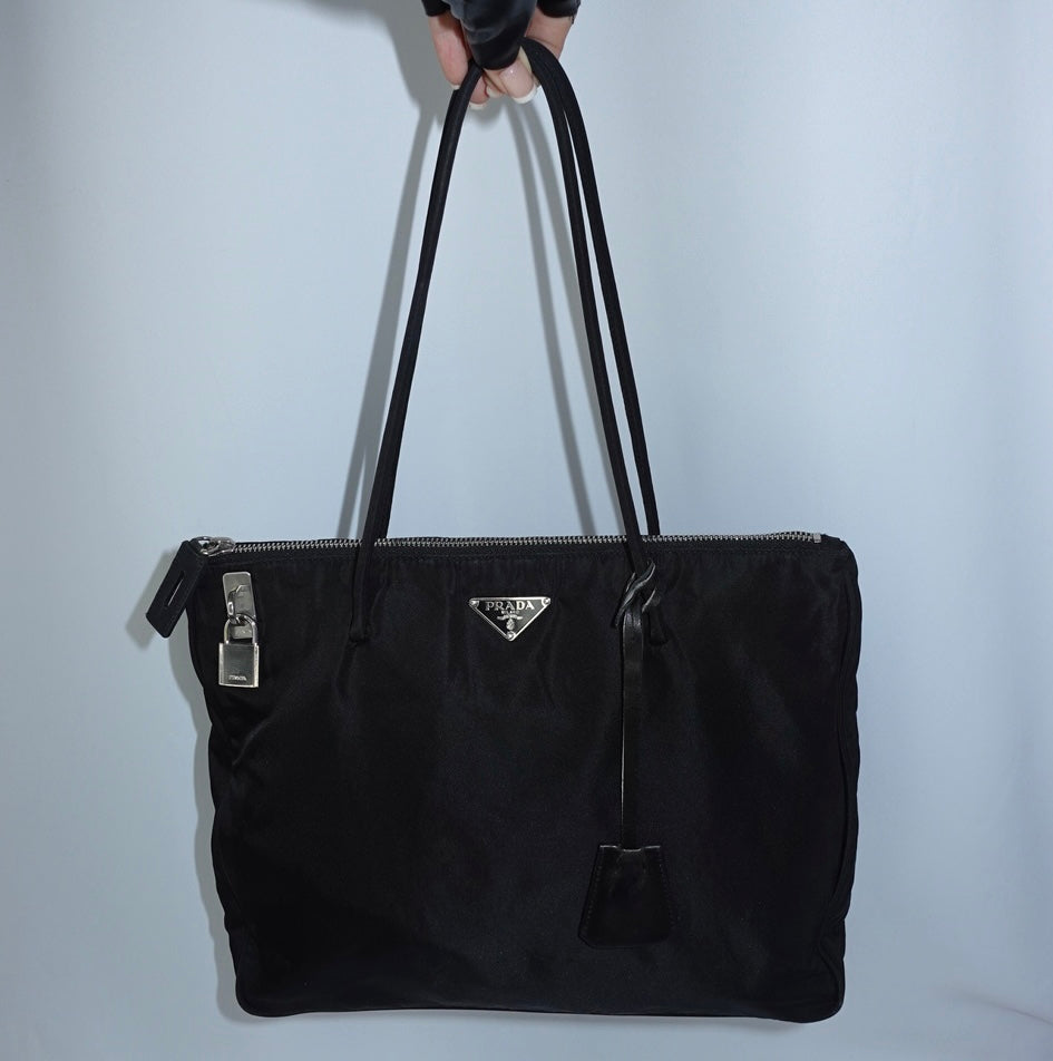 Prada Nylon Tote Lock