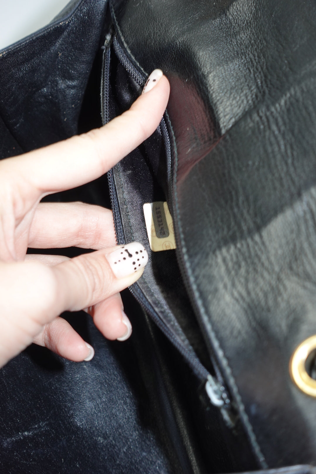 Chanel Vintage Embroidered CC Logo Camera Bag