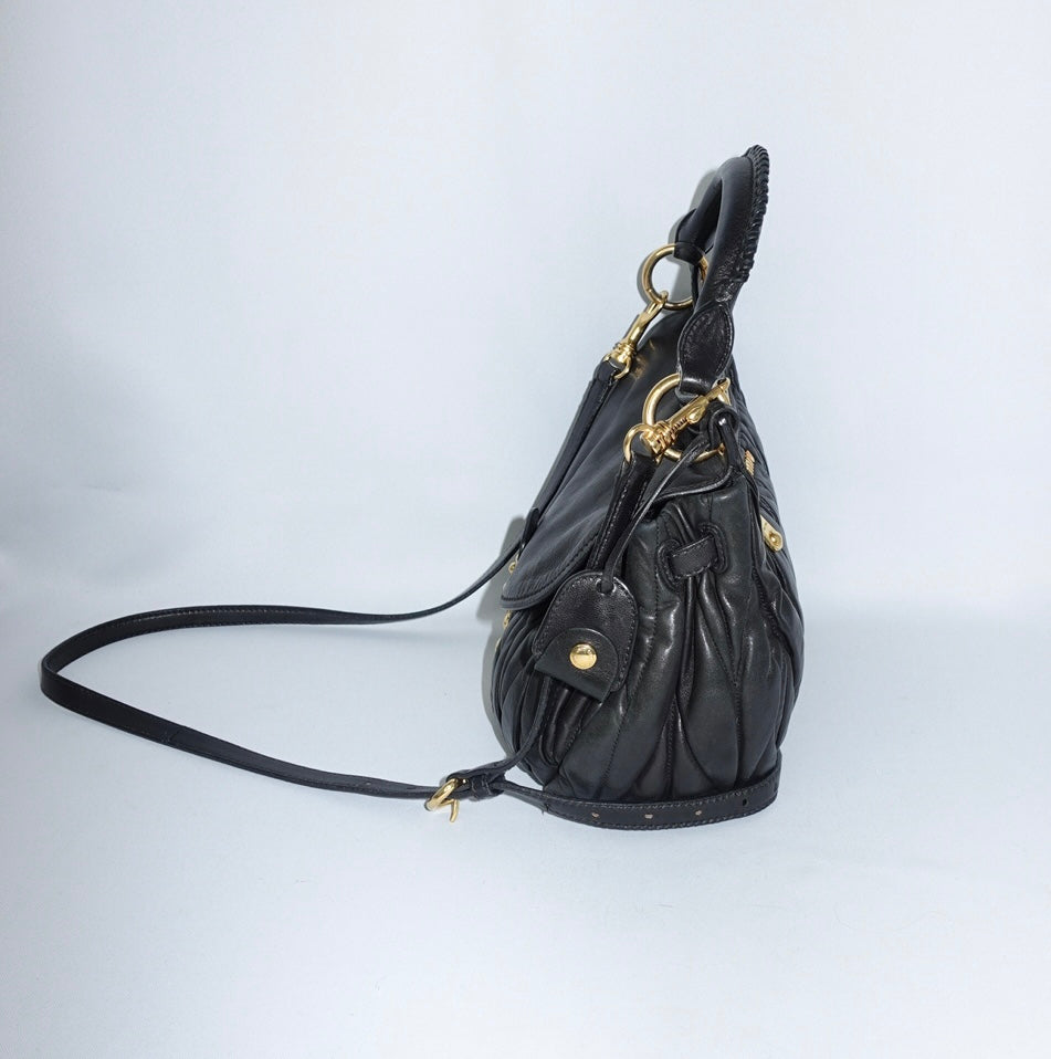 Miu Miu Matelassé Coffer Bag