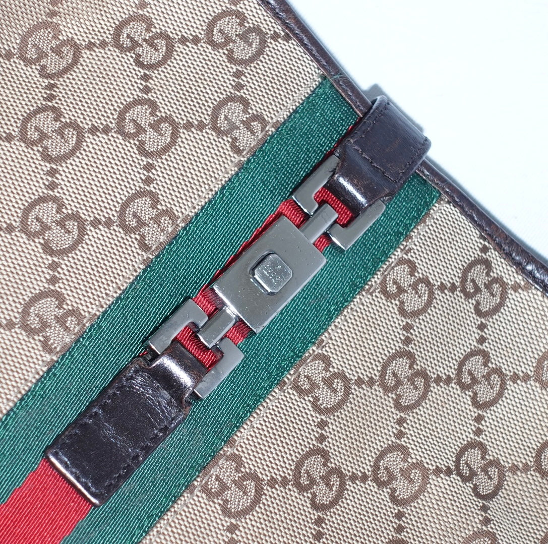 Gucci Jackie Monogram & Brown Bag
