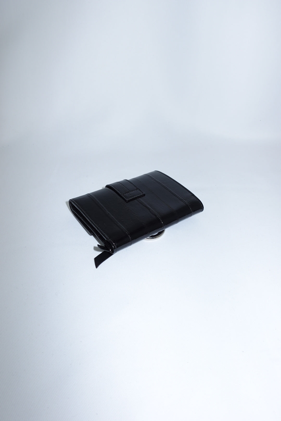 Dolce & Gabbana Vintage Black Patent Leather Wallet