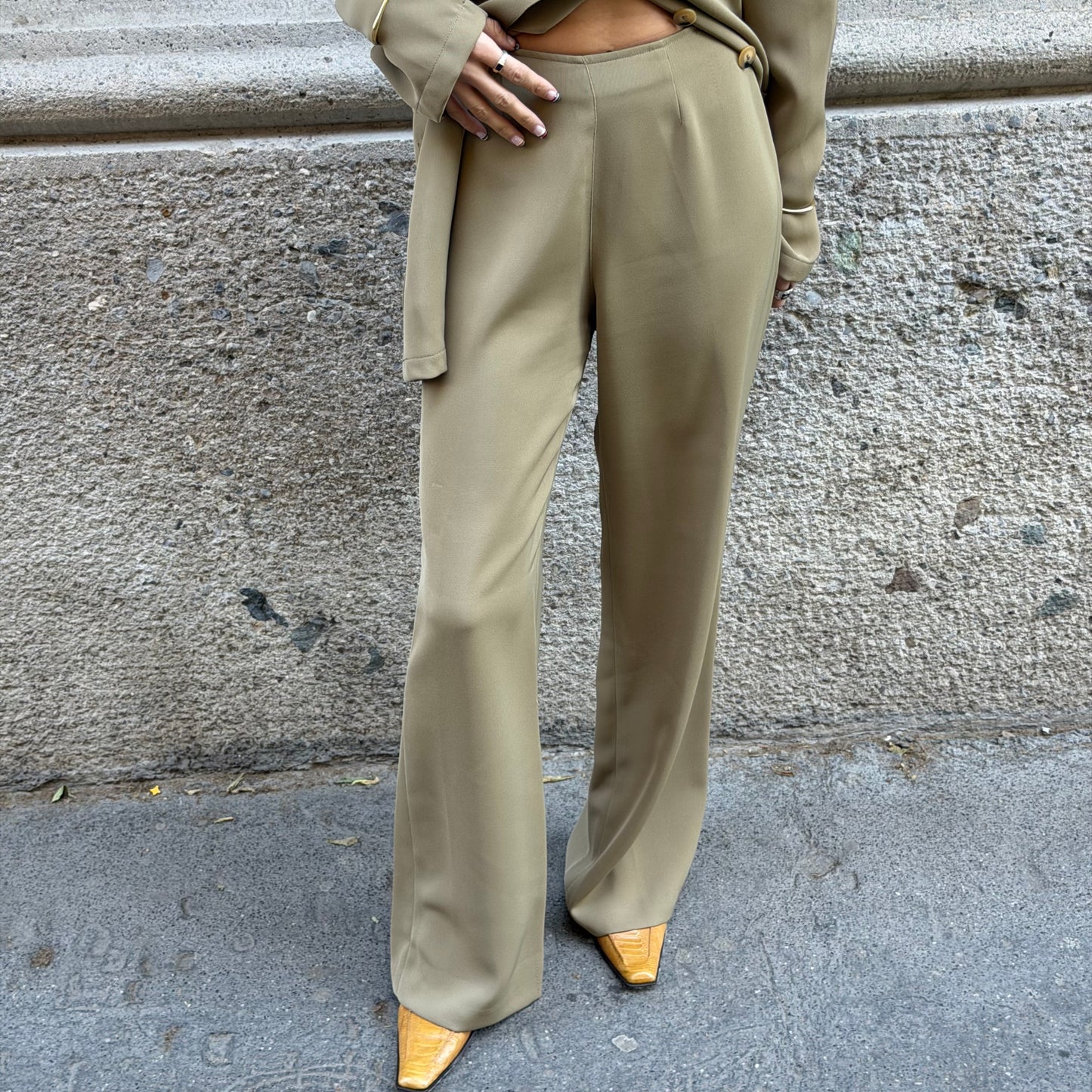 Khaki Trousers Set