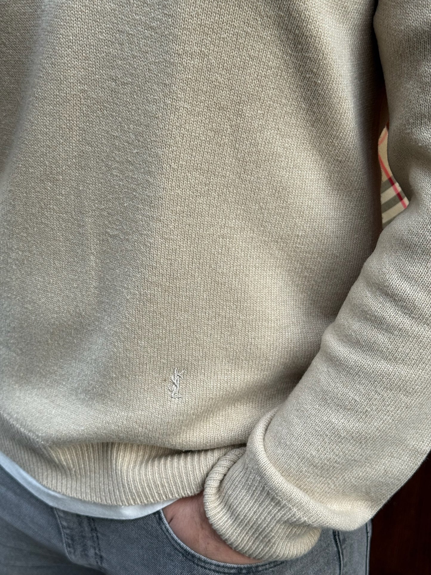 Yves Saint Laurent Beige Sweater