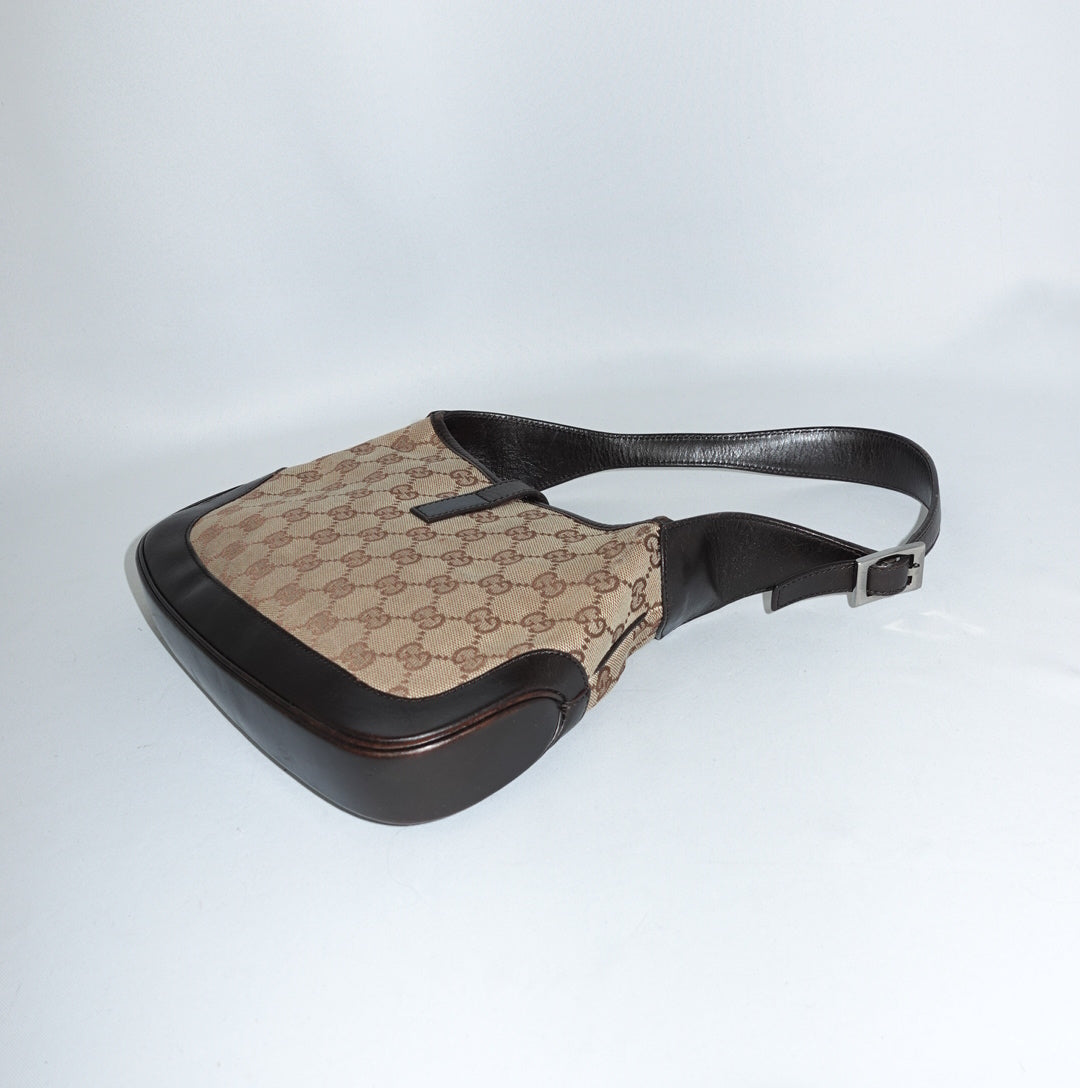 Gucci Jackie Monogram & Brown Bag