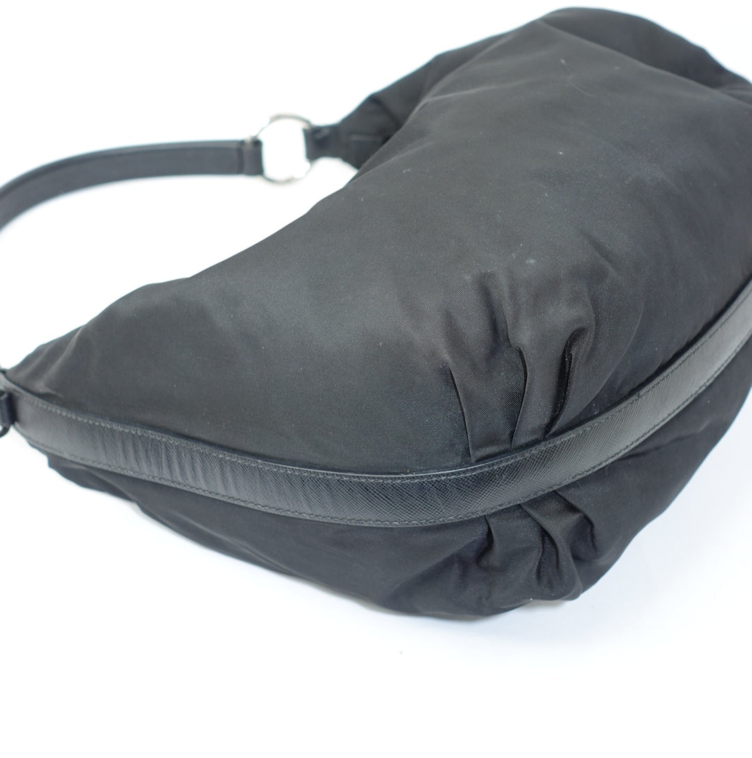 Prada Nylon Half Moon Bag