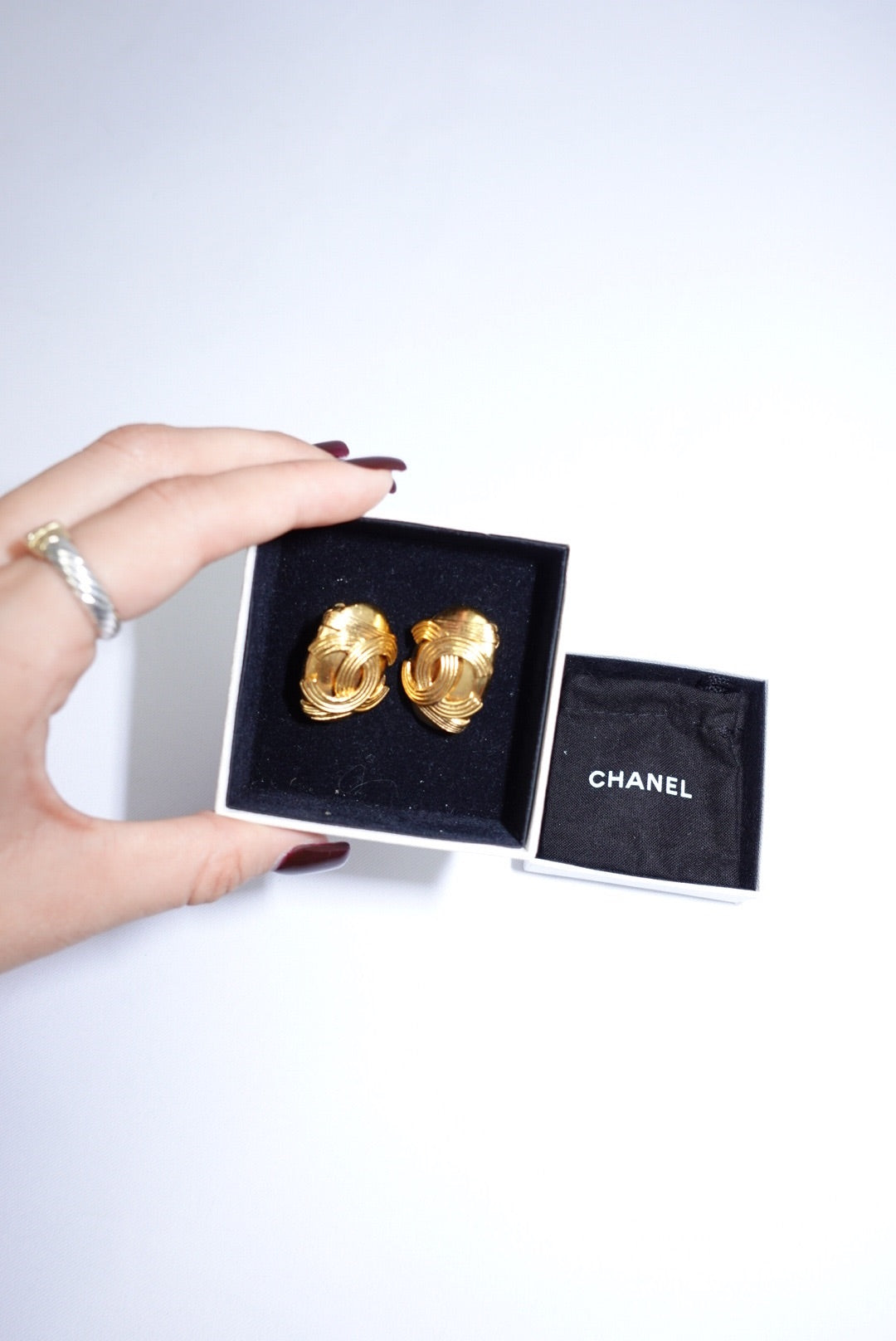 Chanel Vintage Clip Earrings 1995