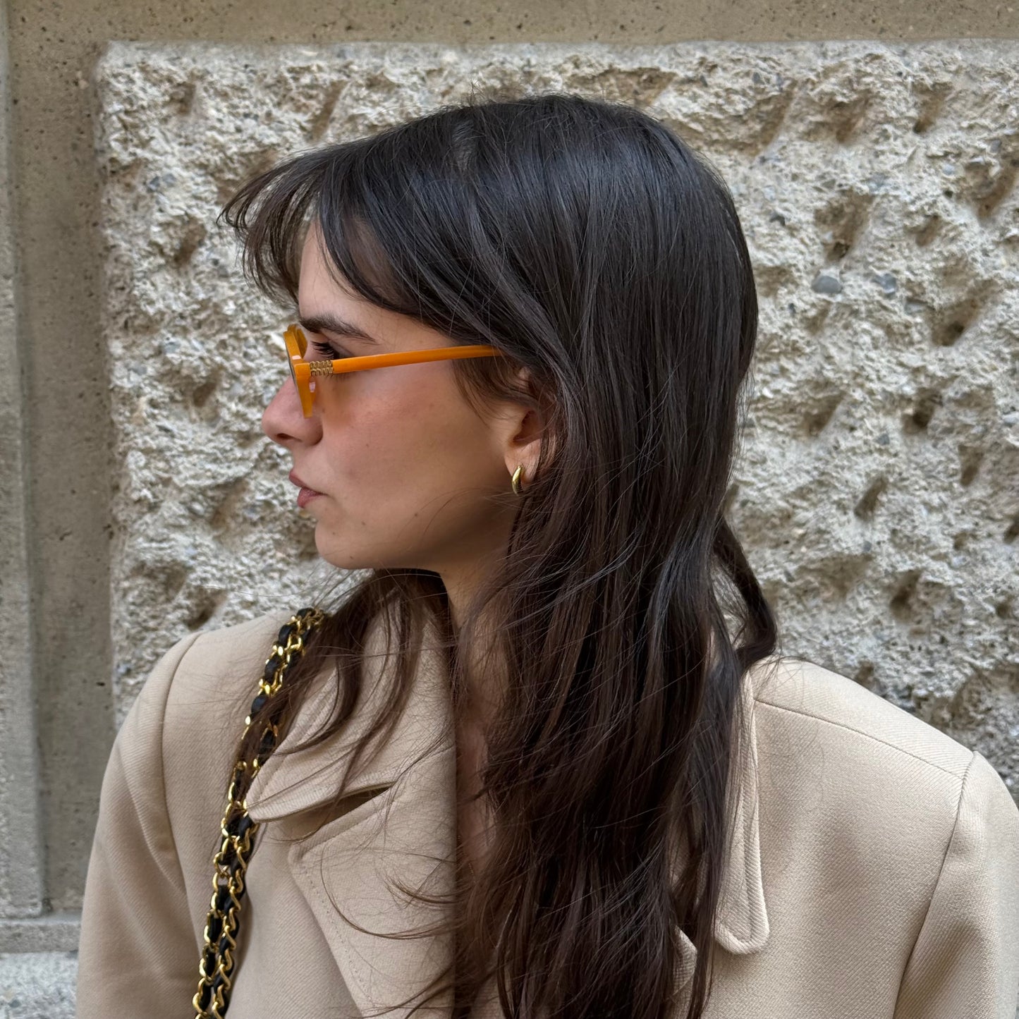 Miu Miu Orange Regard Sunglasses