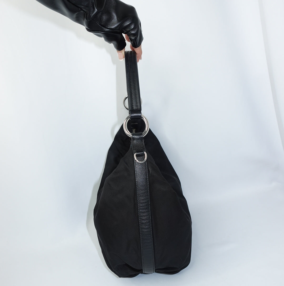 Prada Nylon Half Moon Bag