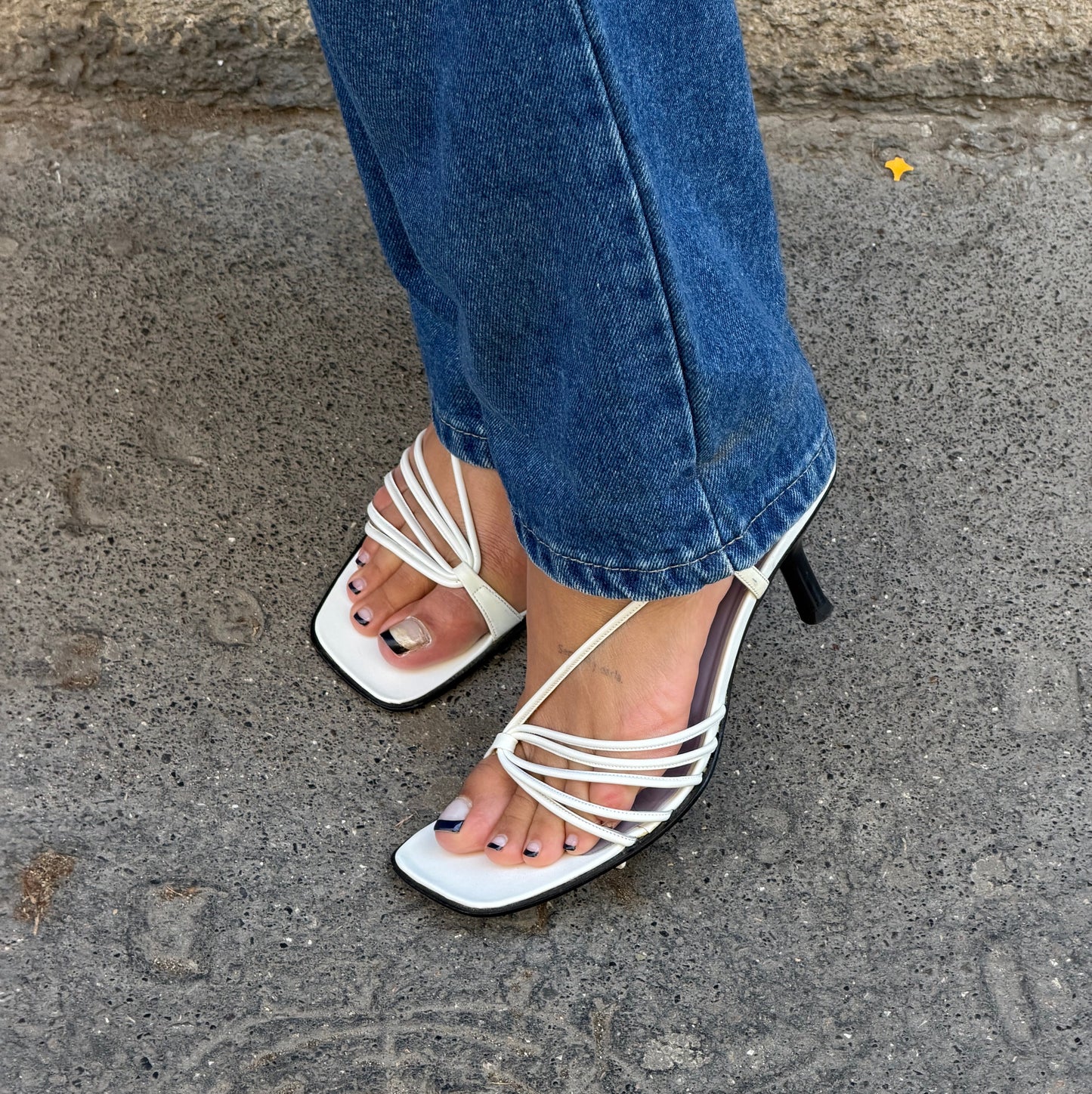 Balenciaga White Sandals 38