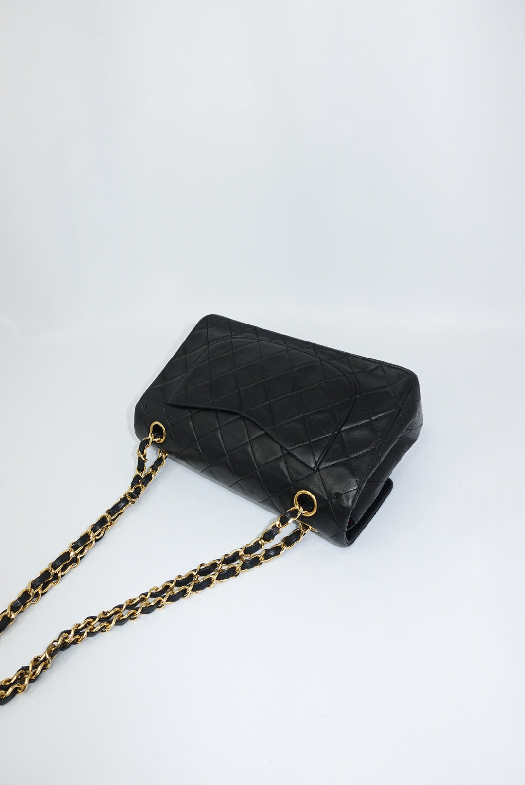 Chanel Vintage Timeless Classic 23 Double Flap Black