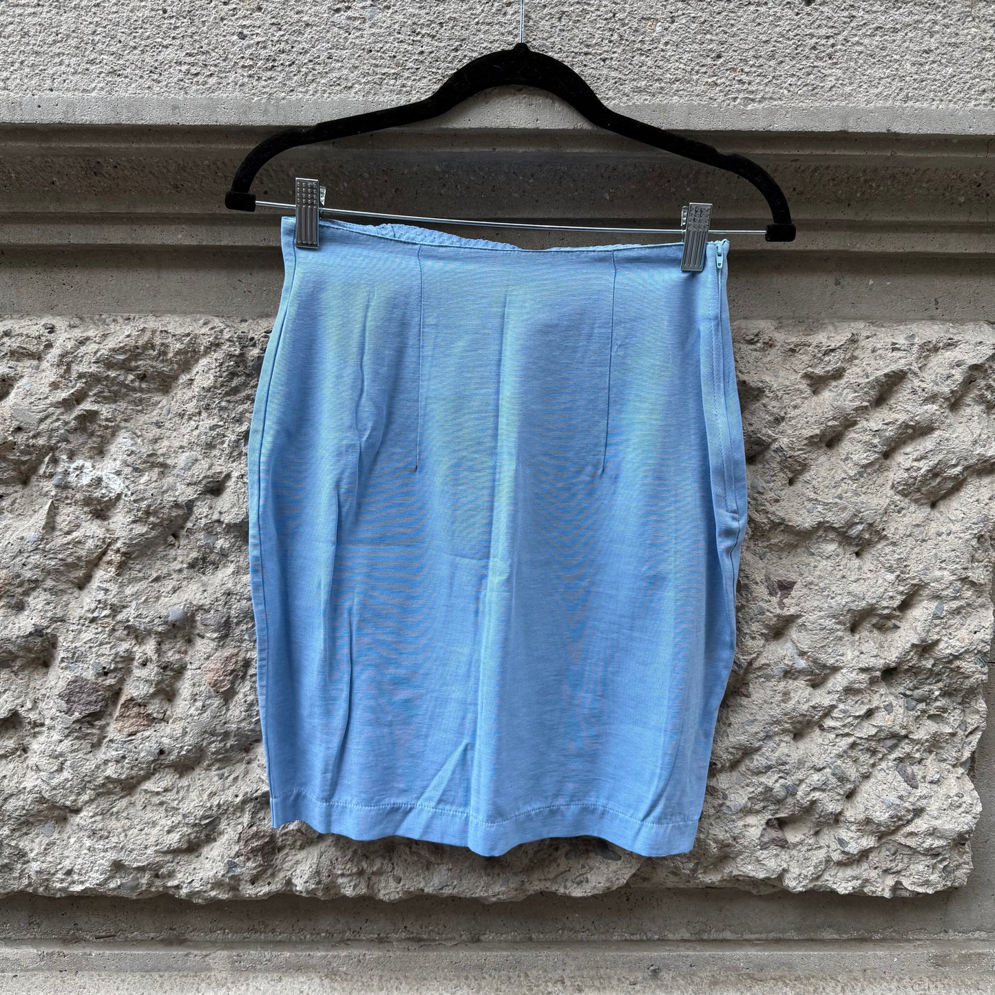 Light Blue Two Piece Set (Skirt + Blazer)