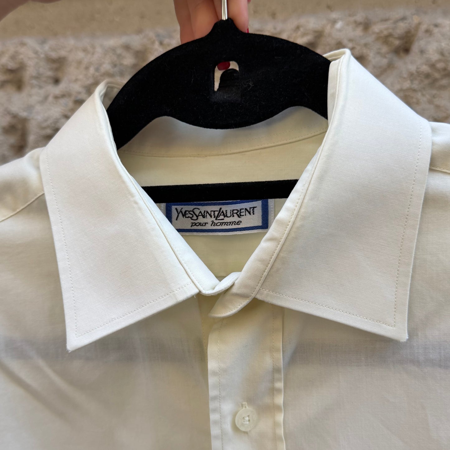 Yves Saint Laurent Butter Yellow Shirt