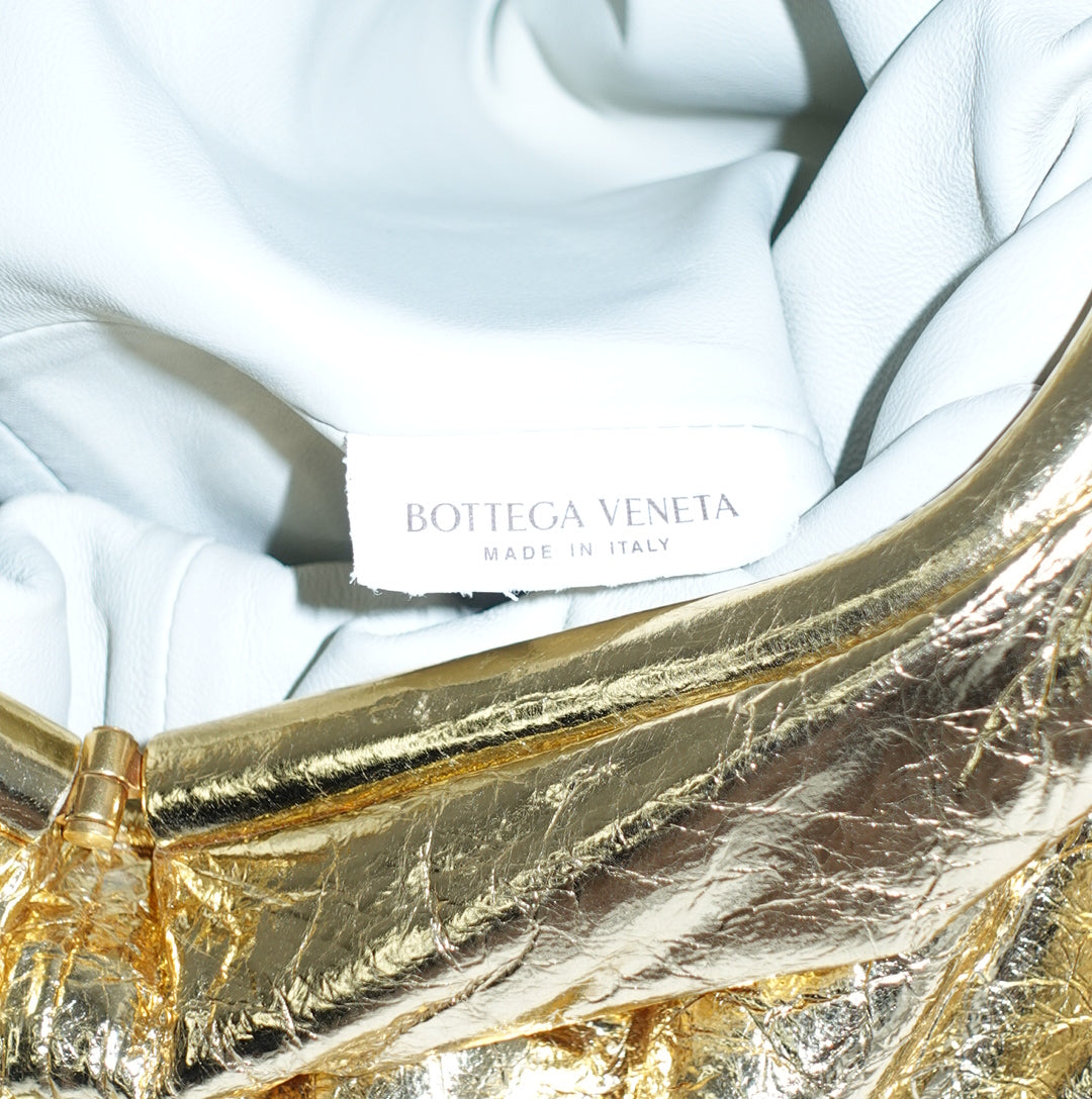 Bottega Veneta Gold Big Pouch