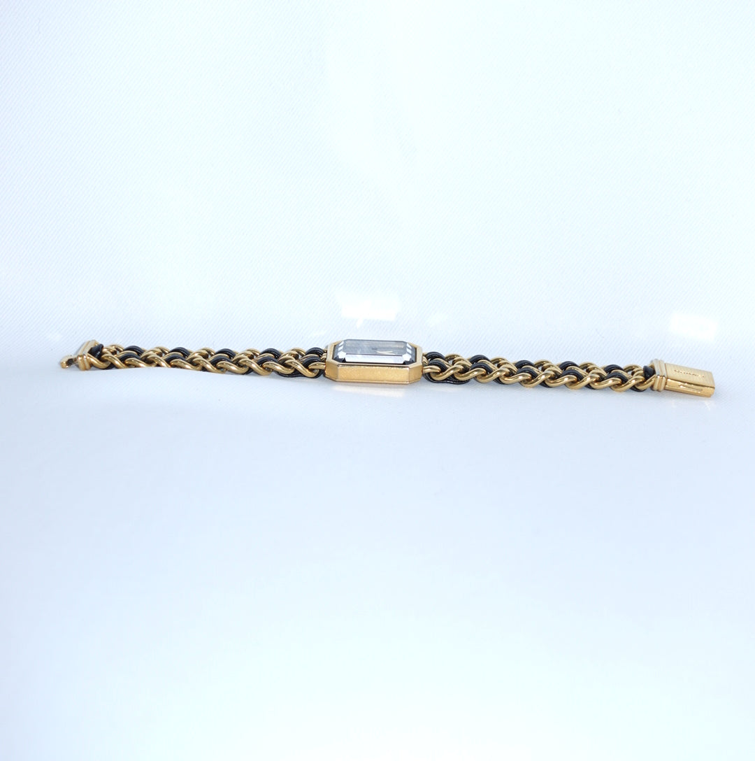 Chanel Vintage Première M Watch Gold and Black