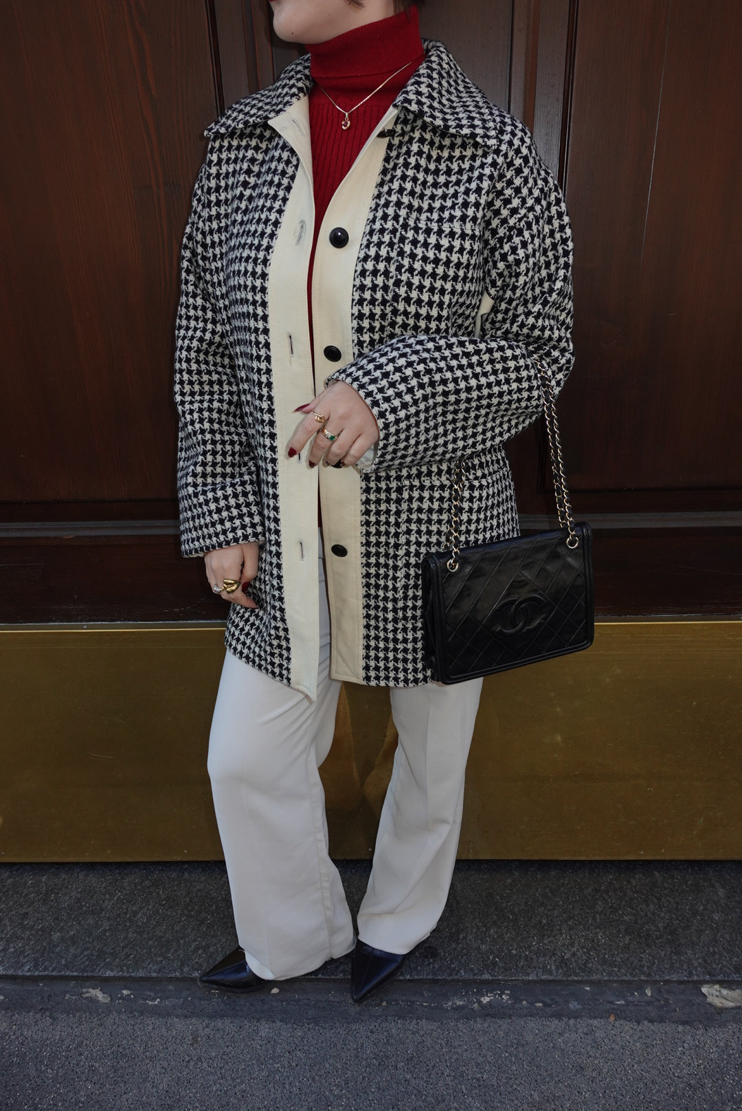 Chanel Vintage Embroidered CC Logo Camera Bag