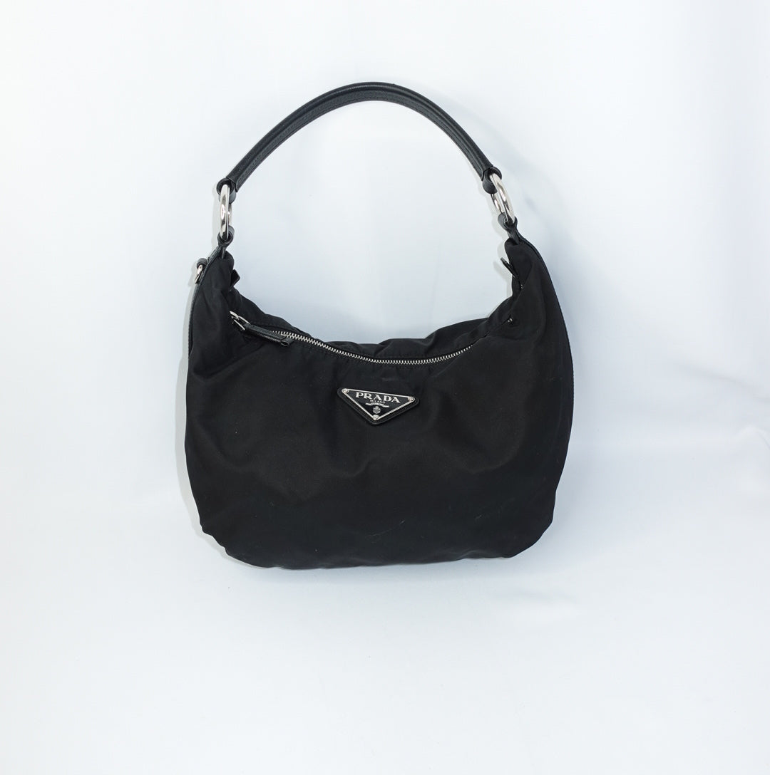 Prada Nylon Half Moon Bag