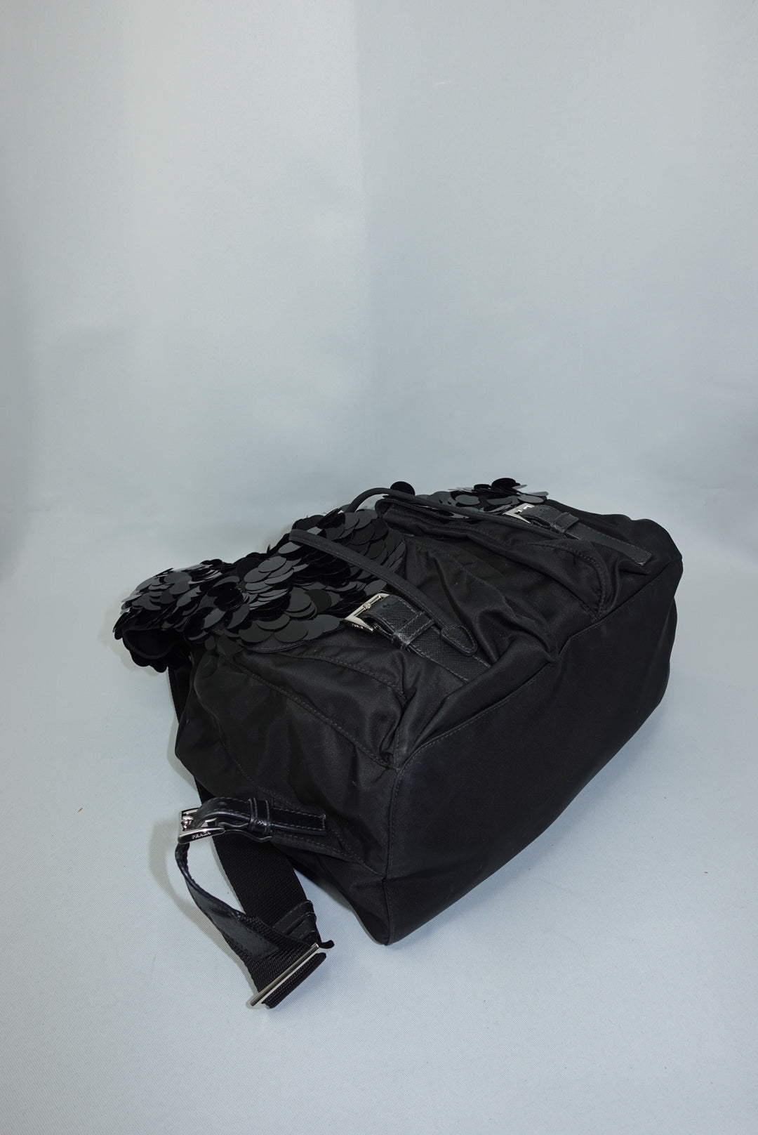 Prada Sequin Black Backpack