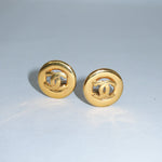 Chanel Vintage CC Logo Clip-On Earrings – 24k Gold Plated