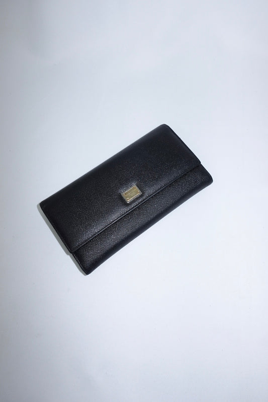Dolce & Gabbana Black Long Wallet