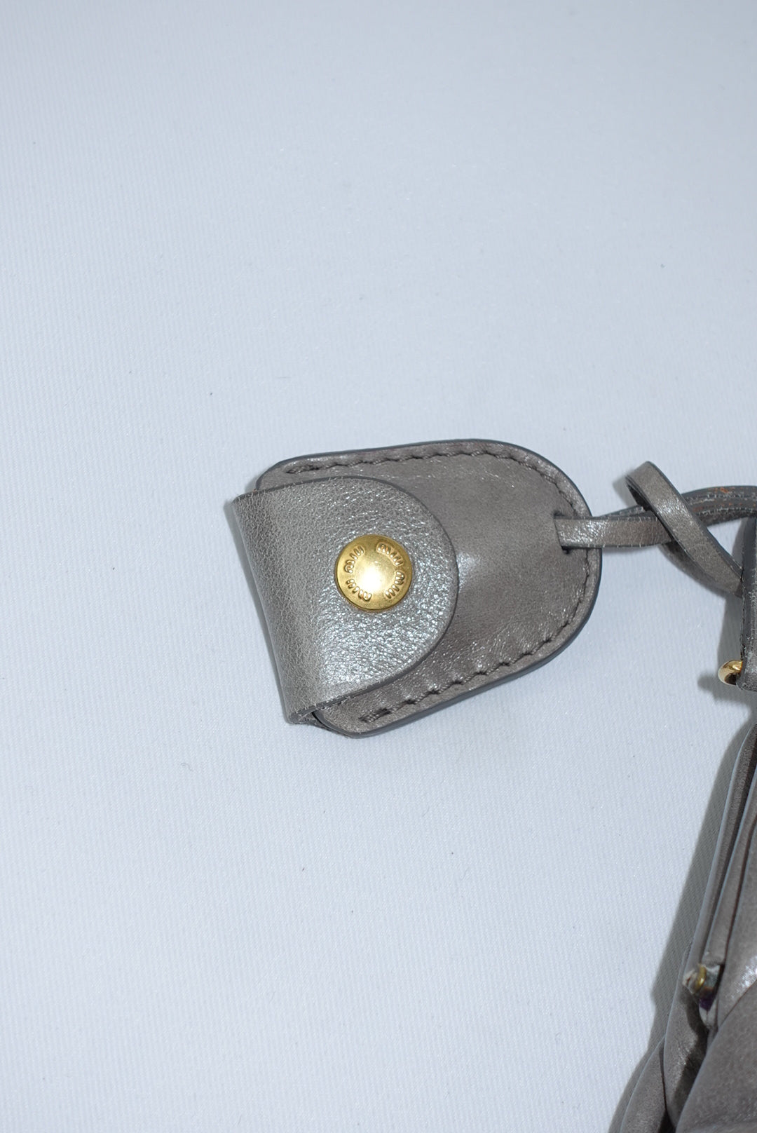 Miu Miu Vintage Grey Coffer Pochette