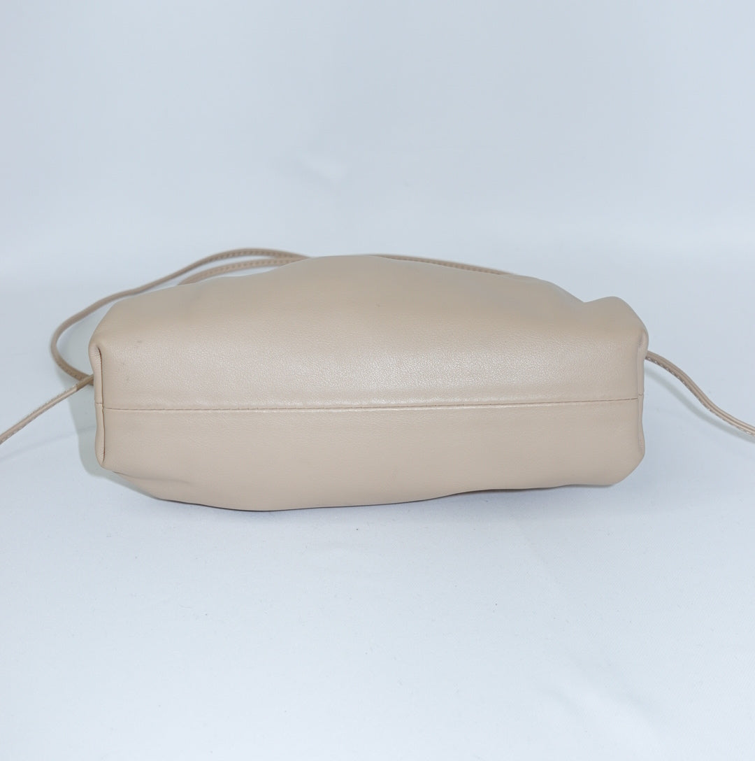 Bottega Veneta Beige Mini Pouch