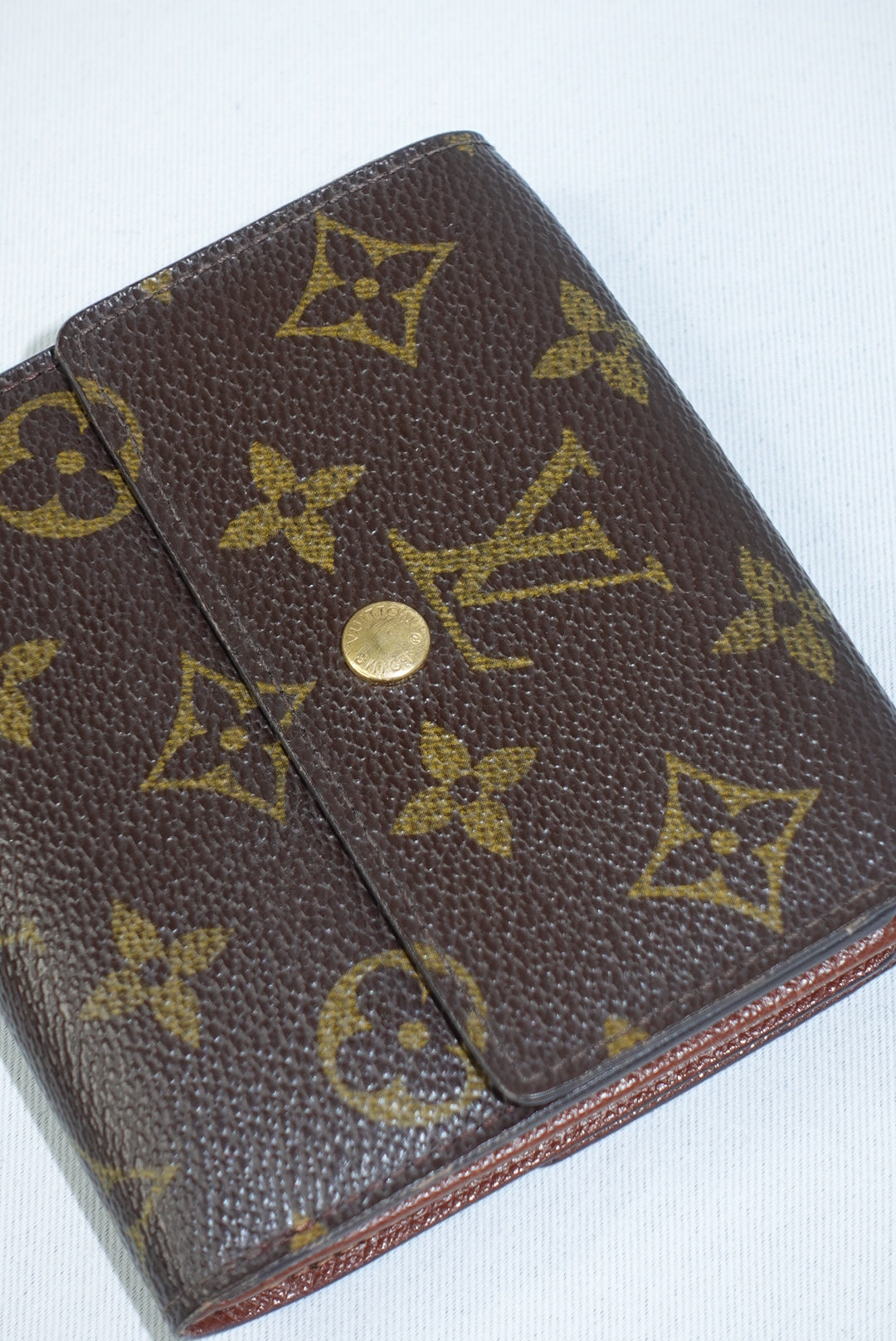 Louis Vuitton classic monogram wallet in coated canvas